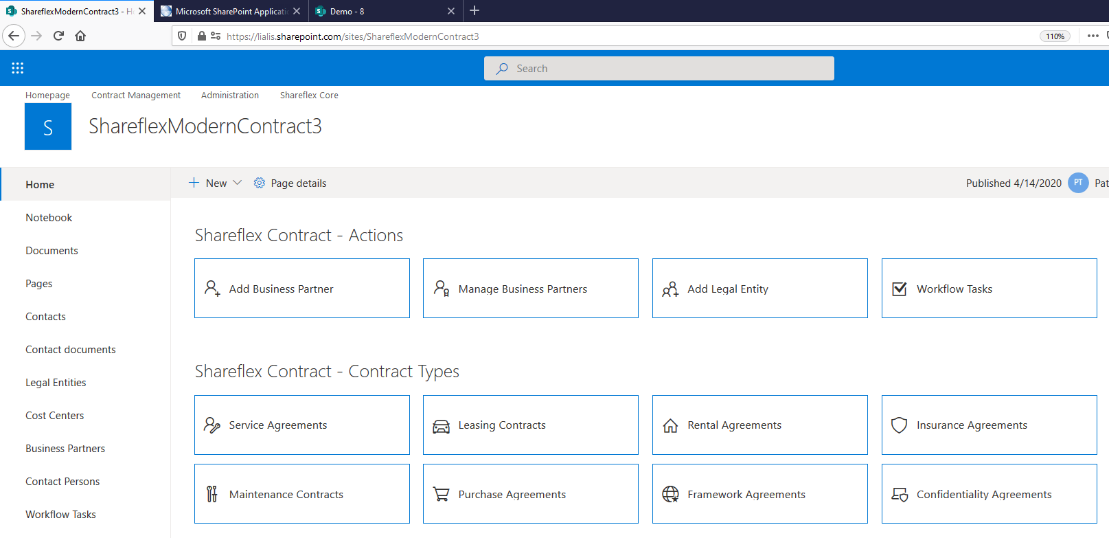 SharePoint Contract Management Workflow Solution