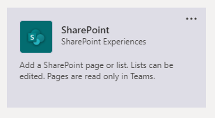 Shareflex support for Microsoft Teams - Sharepoint