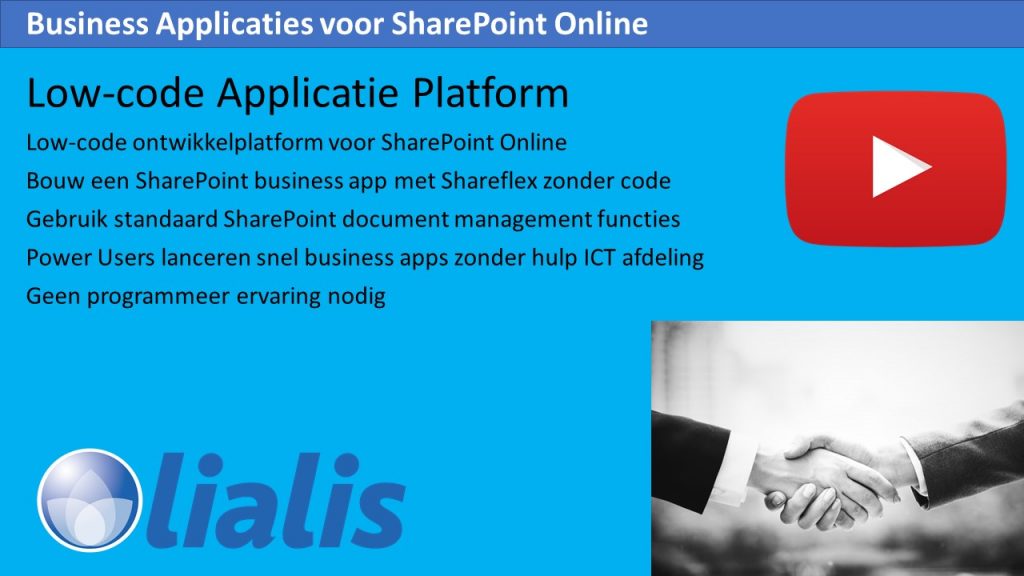 Low-code applicatie platform Shareflex