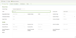 SharePoint Contract Management insurance