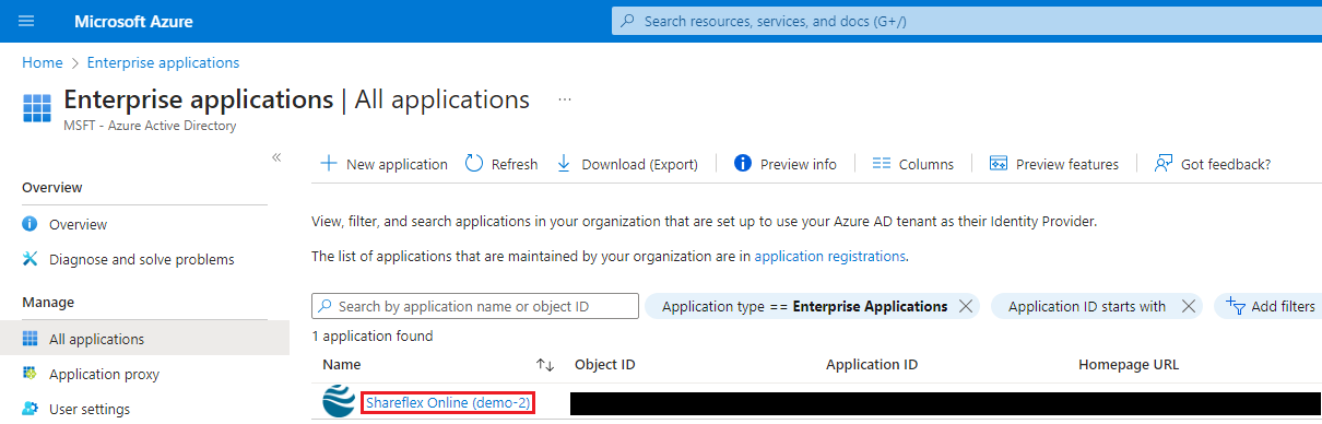 Granting Shareflex Online Services access to SharePoint
