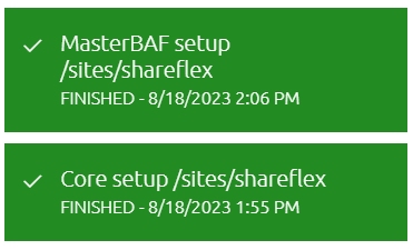 installing shareflex sharepoint online master site core results